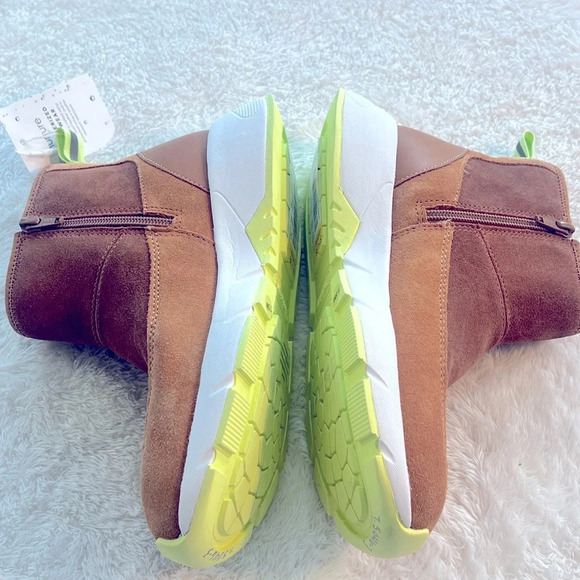 NWT Nurture the Rainier Sz 7.5 Tan Two-Tone Suede High Top Cold Weather Booties - Picture 9 of 16
